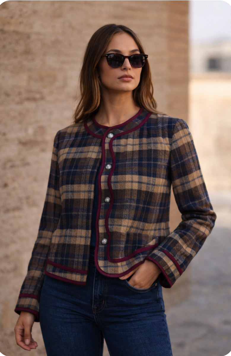 Chaqueta lana Brigitte