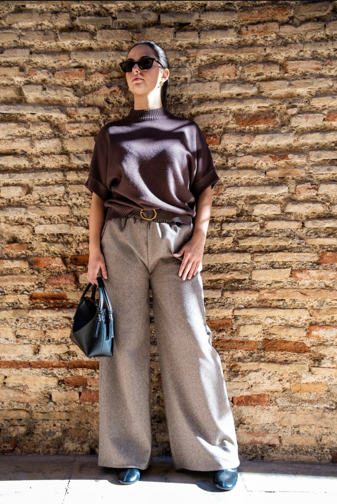 Pantalón vestir beige oscuro