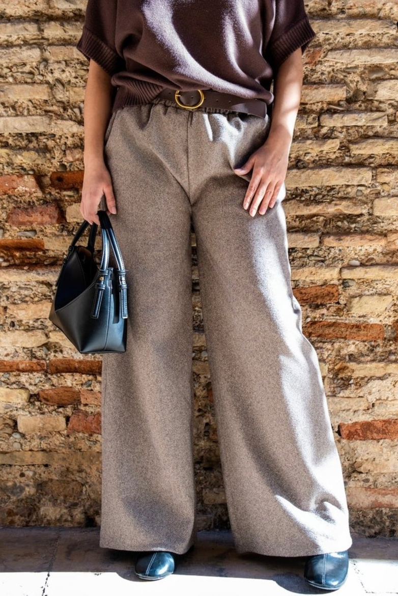 Pantalón vestir beige oscuro