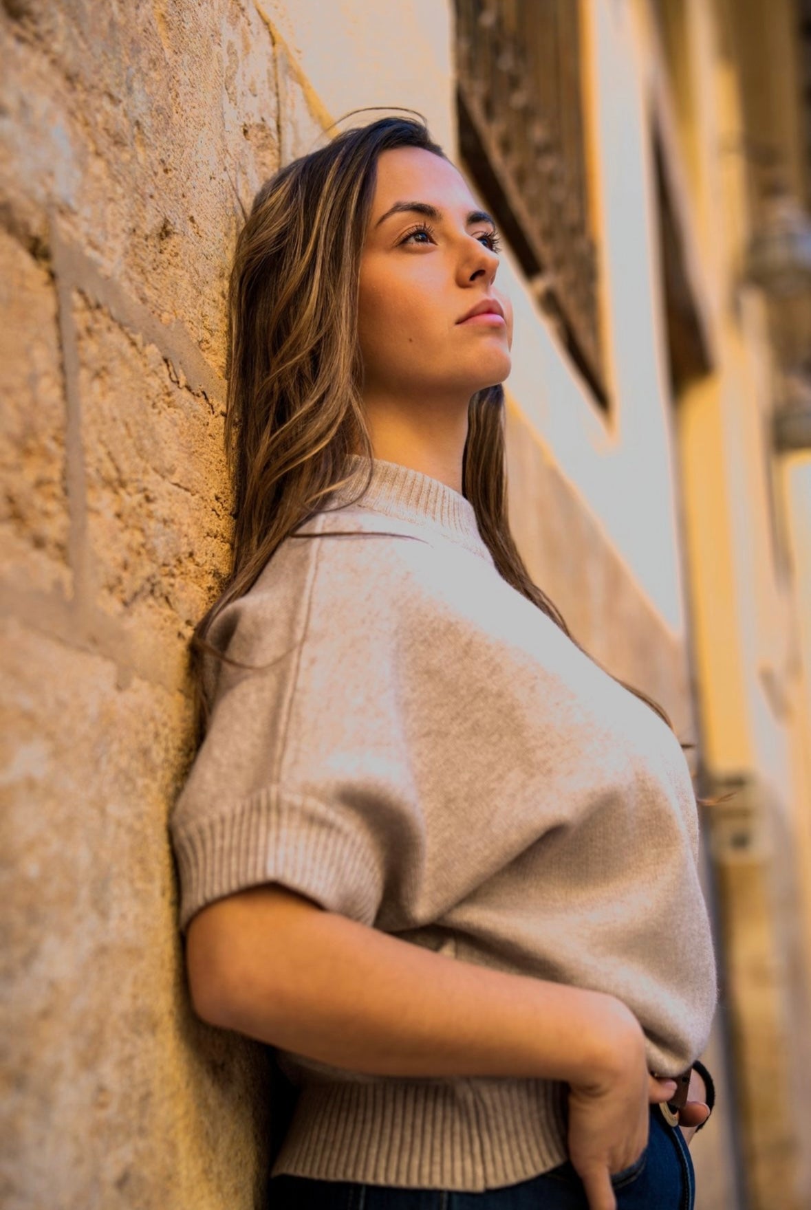 Jersey media manga beige